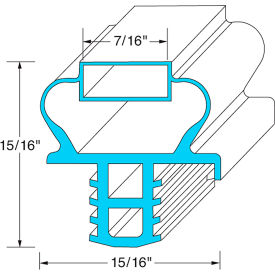 Allpoints 741257 Door Gasket 25 1/2