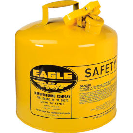 Eagle Type I Safety Can - 5 Gallons - Yellow UI50SY
