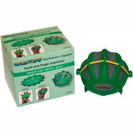 CanDo® Digi-Extend n' Squeeze® Exerciser Moderate Green Large 10-2292