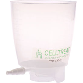 CELLTREAT® 1000mL PP Bottle Top Filter Nylon Filter 0.20µm 90mm Non-Sterile 12/PK 229738