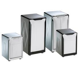 Table-Top Napkin Dispensers 7-1/2 h x 3-3/4 w x 4 d Black H900BK