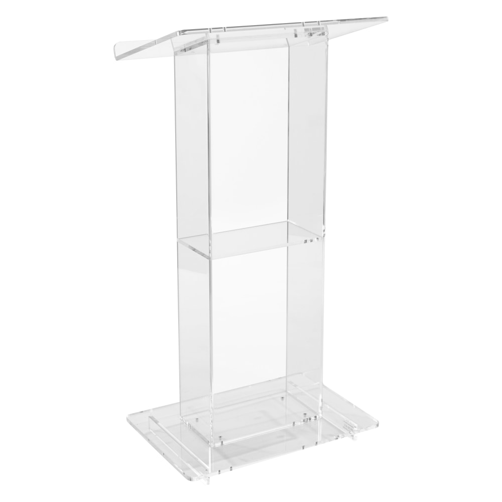 Oklahoma Sound? Acrylic Lectern With Shelf, Clear MPN:401S
