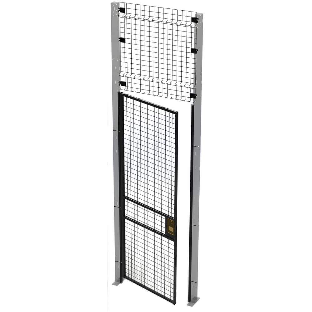 Temporary Structure Partitions; Overall Height: 120in; Width (Inch): 34; Overall Depth: 1.5in; Construction: Welded; Material: Steel; Color: Black MPN:V220310-091