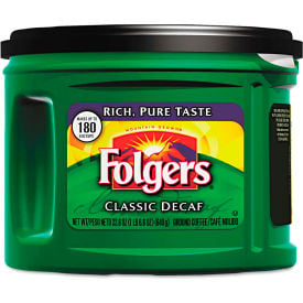 Folgers® Classic Roast Coffee Decaffeinated 22.6 oz. 6/Carton FOL00374CT