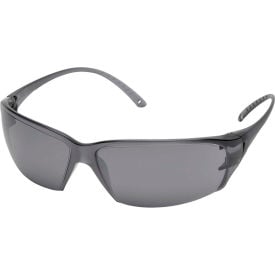 Elvex® Helium 18 Lightweight Frameless Safety Glasses Anti-Fog Gray Lens/Temples Pack of 12 WELSG59GAF - Pkg Qty 12