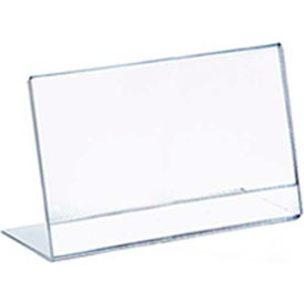 Global Approved 112735 Vert L Shaped Acrylic Sign HLR 3.5