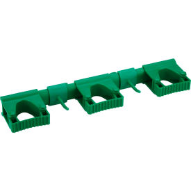 Vikan Hygienic Hi-Flex Wall Bracket System Green Polypropylene/TPE Rubber/Polyamide 10112
