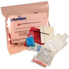 First Voice™ Basic Bloodborne Pathogen Clean-Up Kit Polybag BP001