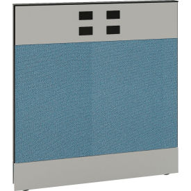 Interion® Modular Partition Base Panel with Desktop Raceway Power 36