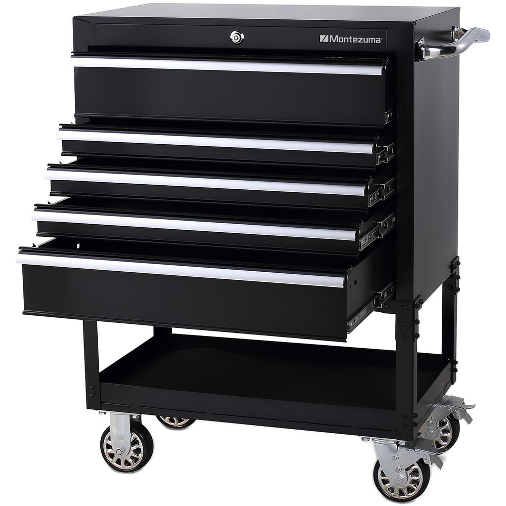 Tool Roller Cabinets; Overall Weight Capacity: 600lb ; Top Material: Steel ; Color: Black ; Drawer Capacity: 100 ; Cabinet Material: Steel ; UNSPSC Code: 24112401 MPN:BK3005UC