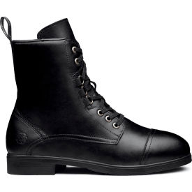 Xena Spice Womens Steel Toe Combat Safety Work Boots Jet Black - Size 6.5 SP-065-BL2