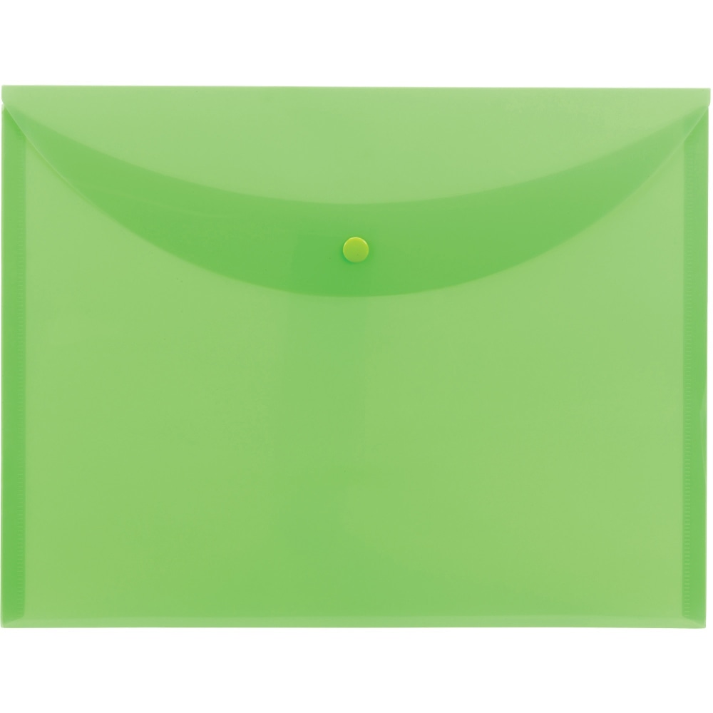 Smead Letter Filing Envelope - 8 1/2in x 11in - Green - 10 / Box MPN:89683