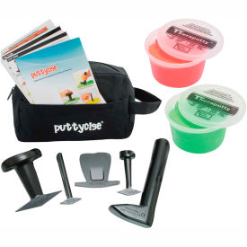 Puttycise® TheraPutty® Economy Set 5 Tools 2 x 1 lb. Putties Medium (Red and Green) 10-2851