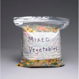 Reclosable Bags W/ White Block 1 Gal. 10-9/16