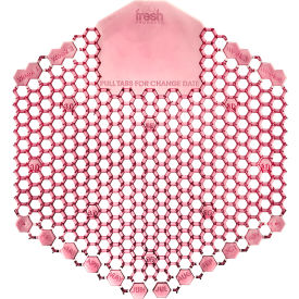 Fresh Products Wave 3D Urinal Deodorizer Screen Red Spiced Apple Fragrance 10 Screens/Box 2WDS60SAP