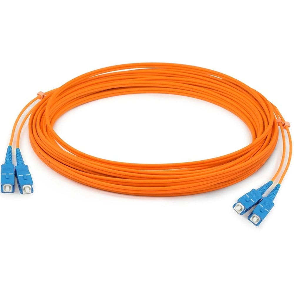 AddOn 6m SC to SC Orange OM1 Duplex OFNR (Riser-Rated) MMF Fiber Patch Cable, ADDSCSC6M6MMF MPN:ADD-SC-SC-6M6MMF