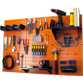 Wall Control Pegboard Standard Tool Storage Kit Orange/Black 48