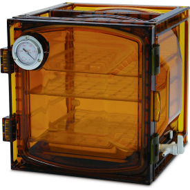 Bel-Art Lab Companion Amber Polycarbonate Cabinet Style Vacuum Desiccator 35 Liter 424004111