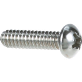 Allpoints 26-1050 Stainless Steel Round Head 10-24 x 3/4