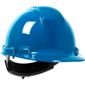 Whistler Cap Style Hard Hat HDPE Shell Vented 4-Pt Textile Suspension Ratchet Adj. Sky Blue 280-HP241RV-07
