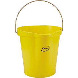 Vikan 56866 3 Gallon Bucket Yellow 56866