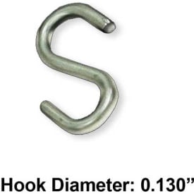 Global Approved 700023 S Hook For Gridwall 0.5