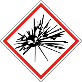 NMC GHS402AP Explosive GHS Label Vinyl 4
