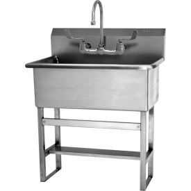 Sani-Lav® 532FF Floor Mount Scrub Sink With Faucet 532FF