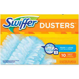 Swiffer® Dusters Refill Dust Lock Fiber Unscented Light Blue 10/Box 21459BX