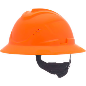 MSA Safety V-Gard C1™ Full Brim Hard Hat Vented Fas-Trac III Hi-Viz Orange 10215833