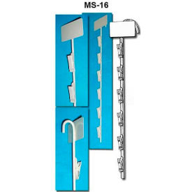 Metal Merchandising Strips 6 Stations 15-1/2