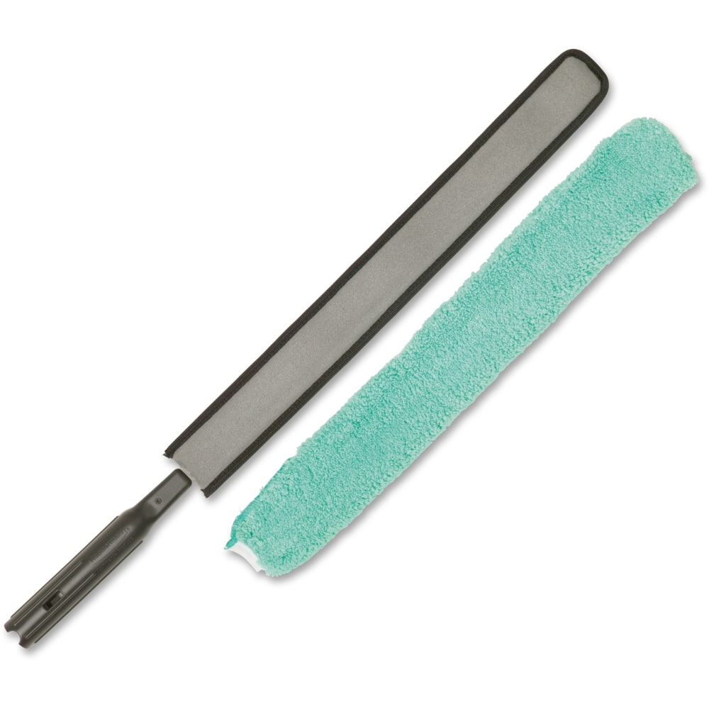 Rubbermaid Commercial HYGEN Quick-Connect Flexible Dusting Wand - 28.8in Overall Length - Black - 1 Each MPN:Q85000BK