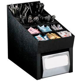 Dispense-Rite® Countertop Silverware Condiment and Napkin Organizer NLO-SWNH