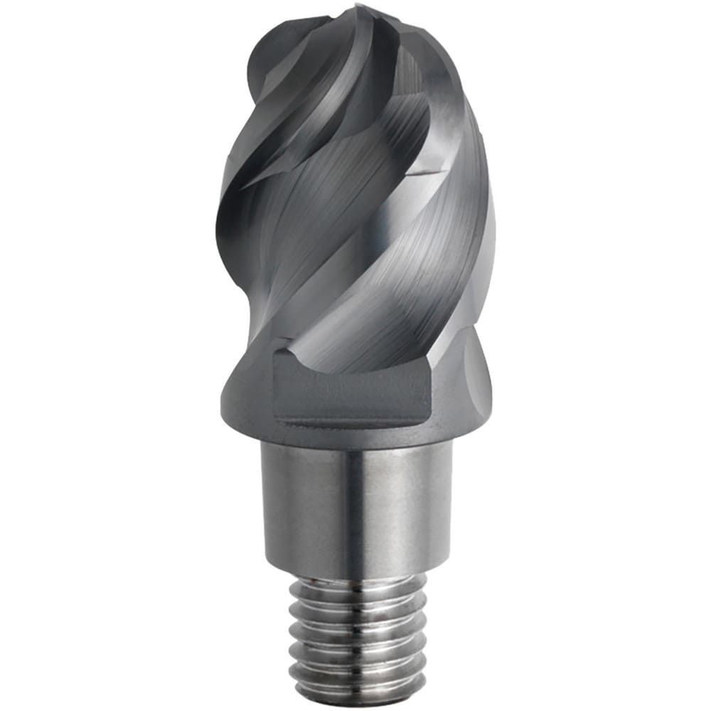 Ball End Mill Heads; Mill Diameter (mm): 10.00; Length of Cut (mm): 10.5000; Connection Type: iMX10; Overall Length (mm): 16.0000; Material: Solid Carbide; Cutting Direction: Multi-Directional MPN:675681