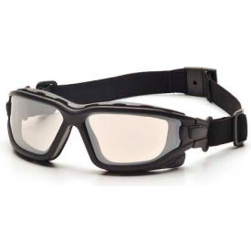 I-Force™ Safety Glasses Io Mirror Anti-Fog Lens Black Temples/Strap SB7080SDT - Pkg Qty 12