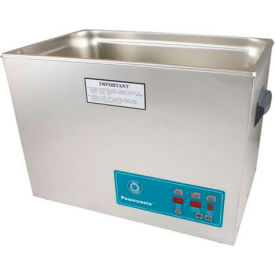 Ultrasonic Table Top Part Cleaning System - Digital Timer/Heat/Power Control 7 Gal 132 kHz 230V 2600PD132-2