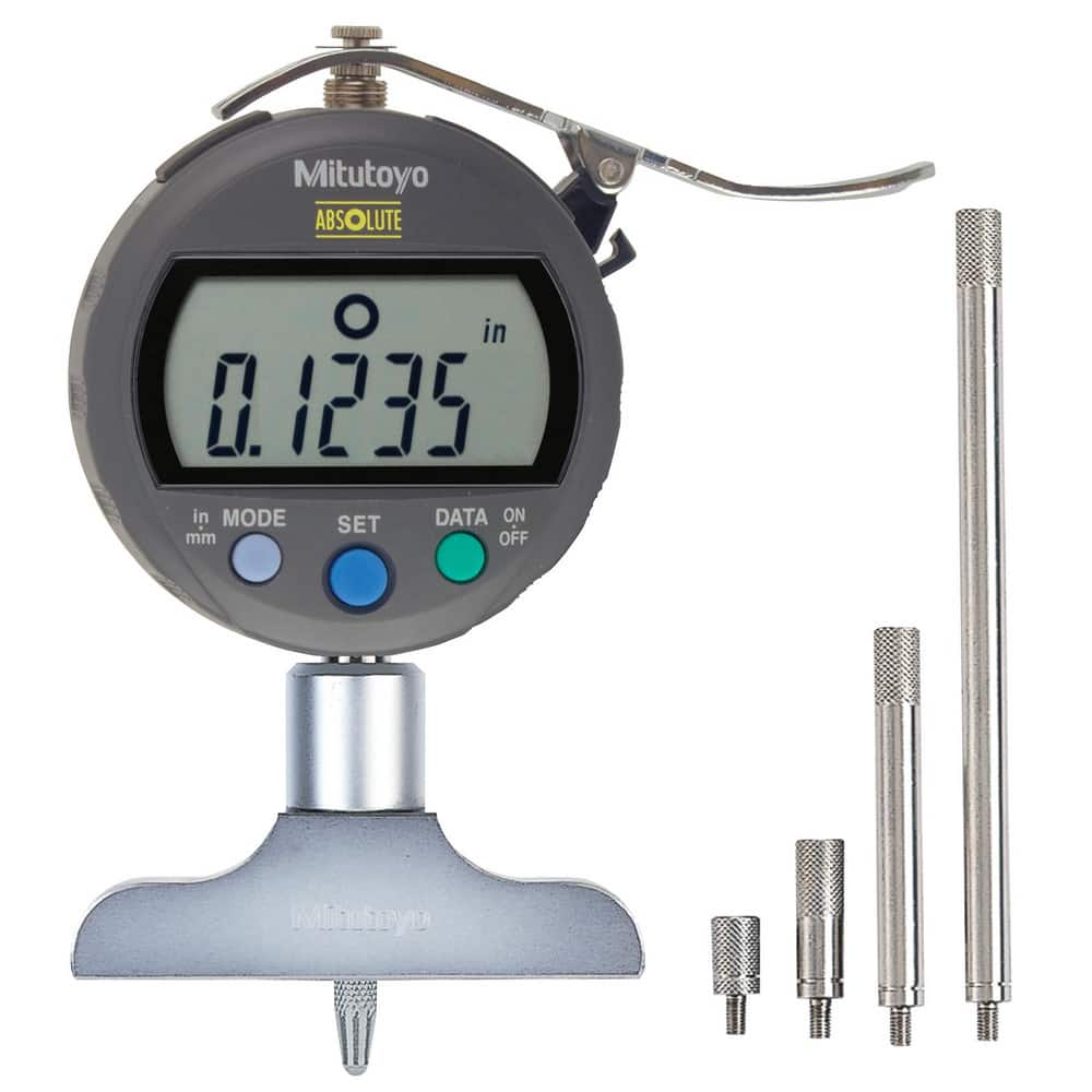 DIG DEPTH GAGE/IDC 0.01MM/0.0005 IN, 200MM/0.8 IN, 63.5MM/2.5 IN BASE MPN:547-217A