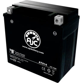 AJC® Battery ATX14 Powersports Battery 12 Amps 12V B Terminals AJC-PS-ATX14