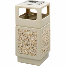Safco® Canmeleon™ Aggregate Panel Ash Urn/Side Open 38 Gallon Tan - 9473TN 9473TN