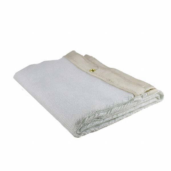 Welding Blankets, Curtains & Rolls, Material: Fiberglass , Width (Feet): 6.00 , Material Weight (oz/sq. yd.): 24 , Color: White , Grommet: Yes  MPN:36159