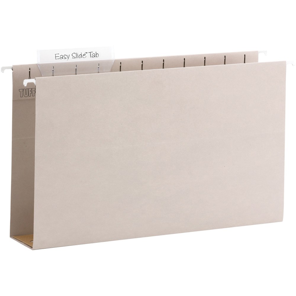 Smead TUFF 1/3 Tab Cut Legal Recycled Hanging Folder - 8 1/2inx14in - 3in Expansion - Top Tab Location - 64341 MPN:64341