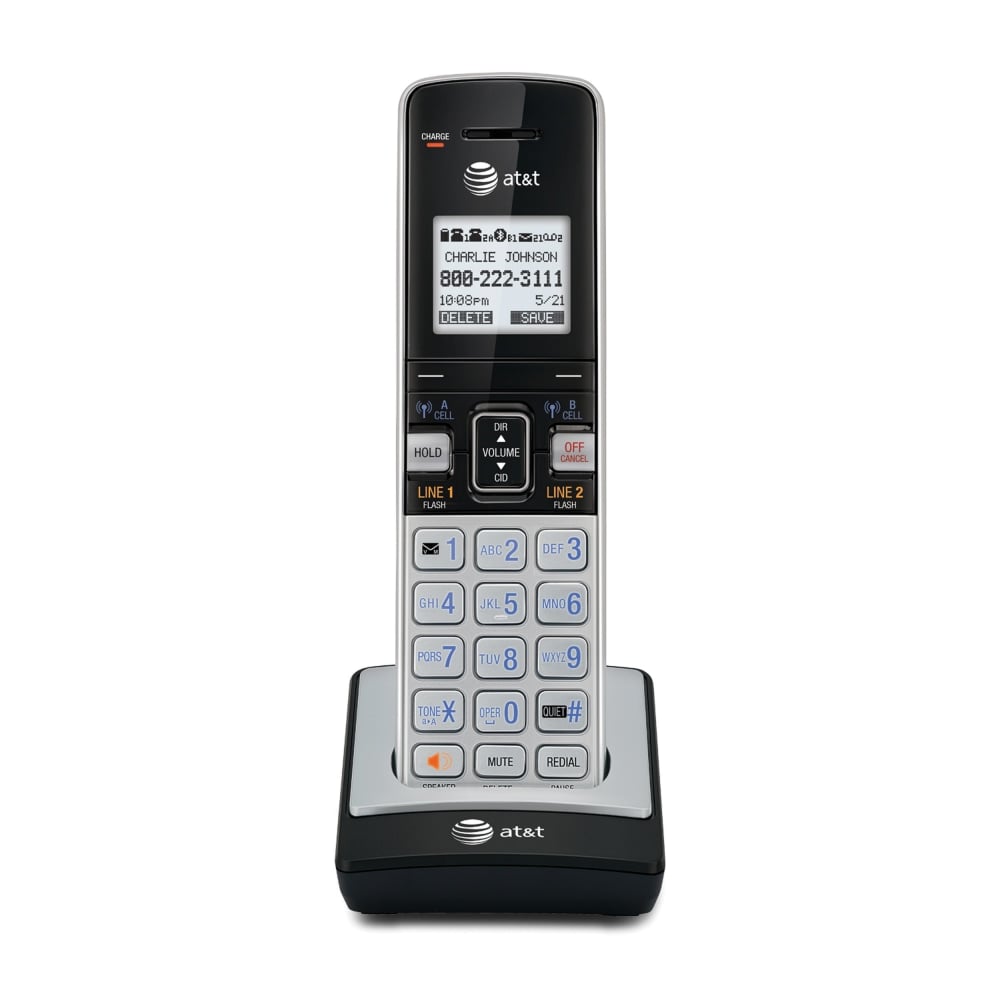 AT&T TL86003 DECT 6.0 Expansion Cordless Handset For AT&T TL86103 Expandable Phone System (Min Order Qty 2) MPN:TL86003