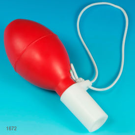 Pipette Filler Universal Safety Pipette Bulb Synthetic Rubber and Silicone Red 1672
