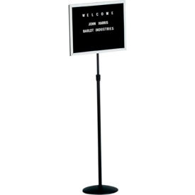 Aarco Single Pedestal Letter Board - 18
