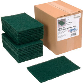 GoVets™ Heavy Duty Scouring Pads Green 6