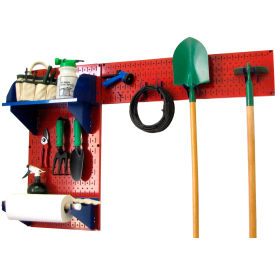 Wall Control Pegboard Garden Tool Board Organizer Red/Blue 48
