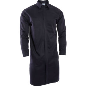 National Safety Apparel® Flame Resistant Food Processing Lab Coat L Navy C09UJLCFS C09UJLCFSLG42