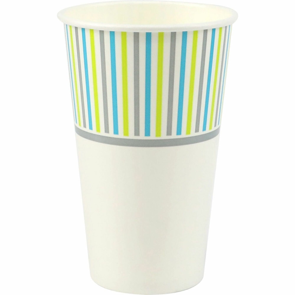 Genuine Joe 16 oz Cold Cups - 16 fl oz - Paper - Cold Drink, Beverage - 50 / Pack MPN:03163
