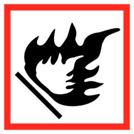 NMC GHS200AP Flammable GHS Label Vinyl 2