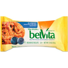 Nabisco® belVita Breakfast Biscuits Blueberry 1.76 oz. Pack 8/Box 00 44000 02909 00